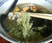 緑のラーメン